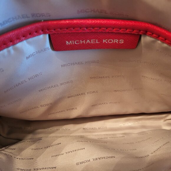 Michael Kors Red JetSet Crossbody - Picture 4 of 6